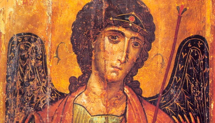 Архангел Михаил (фрагмент иконы XIII века). Фото: wikipedia.org