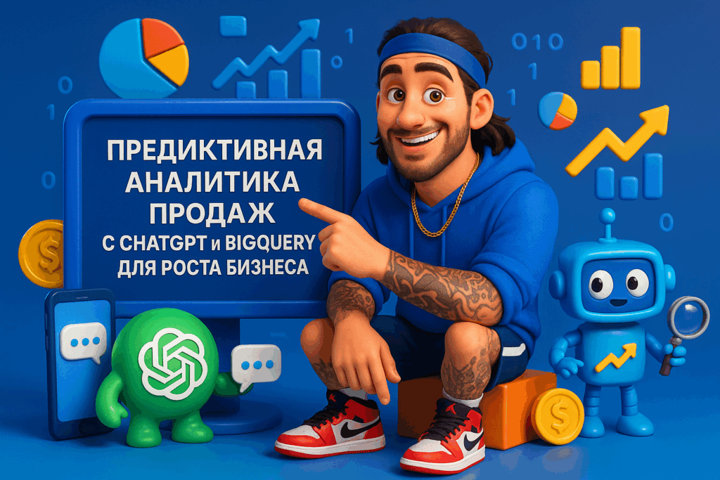    Хотите увеличить продажи? Узнайте, как предиктивная аналитика с ChatGPT и BigQuery помогает прогнозировать покупки и оптимизировать маркетинг с ML. schergin