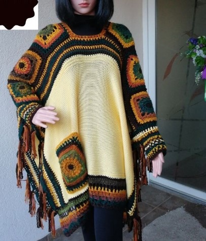 Как заставить ваше вязание сиять - интересные идеи и схемы квадратных мотивов крючком.