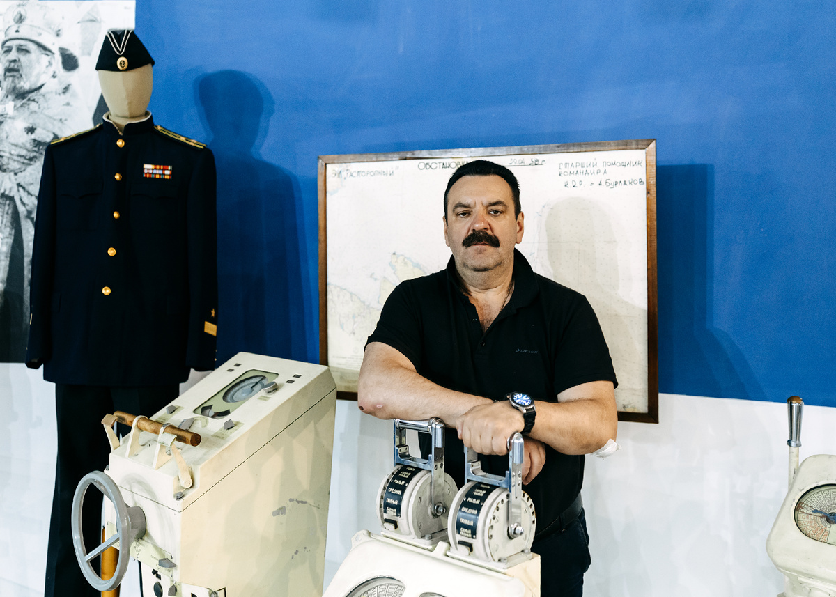 Дмитрий Агальцов в Музее истории судостроительного завода ОСК «Северная верфь»