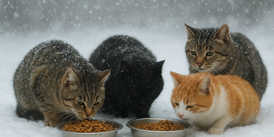 Как помочь бездомным кошкам зимой