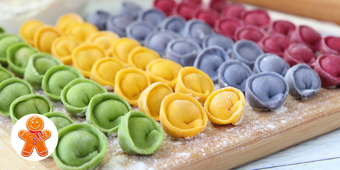 Цветные домашние пельмени без красителей