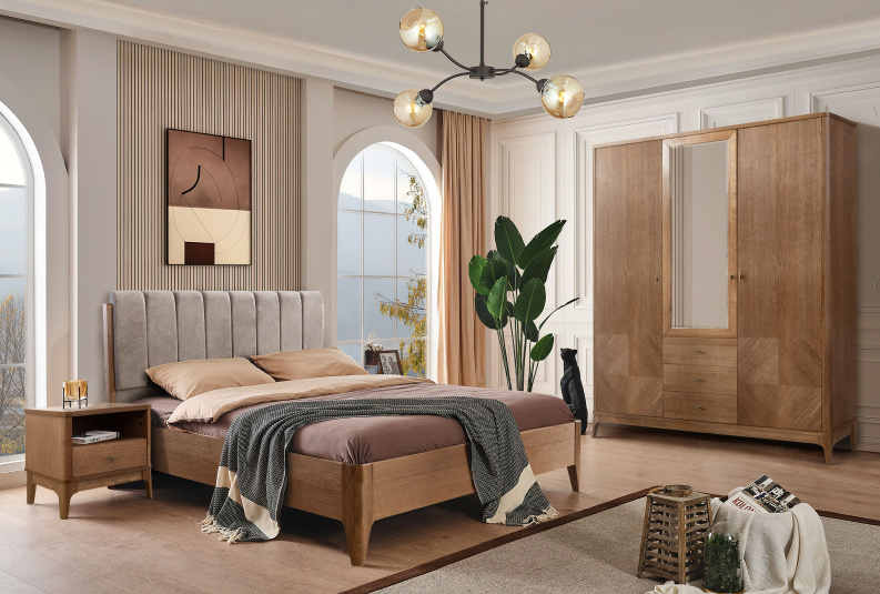 Дизайн спальни в кофейных тонах