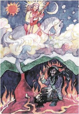 Изображение из книги Мифы и шаманизм Алтая (2002). 