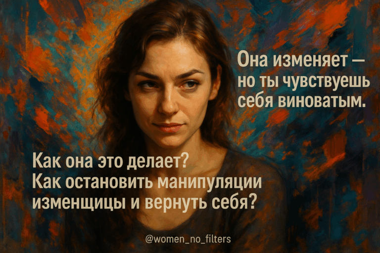    Как остановить манипуляции изменщицы и вернуть себя? Анна