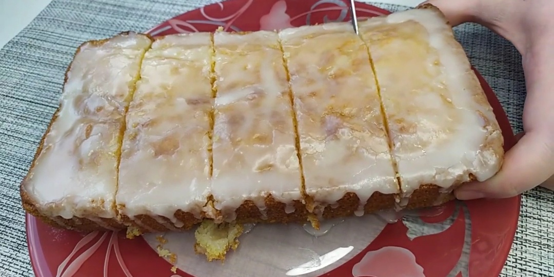 Манник на кефире с бананом🍌