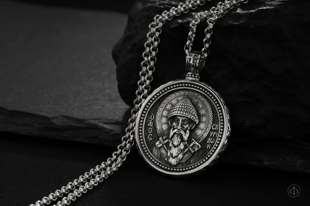 Подвеска из серебра "Спиридон" Арт.004 