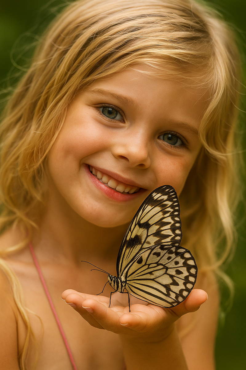Мы учим: бабочек нельзя ловить — можно подружиться