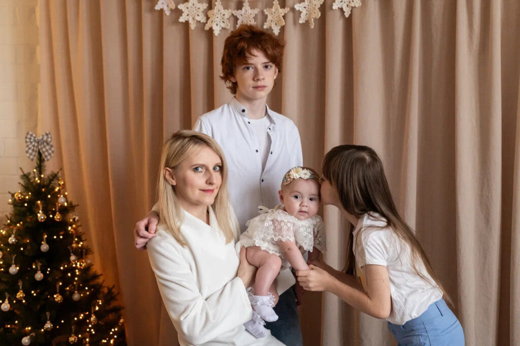 Виолетта с детьми