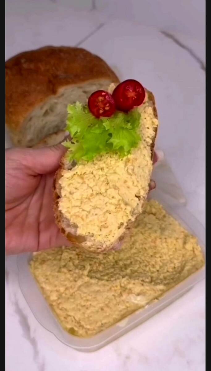 Низкокалорийный паштет- намазка 