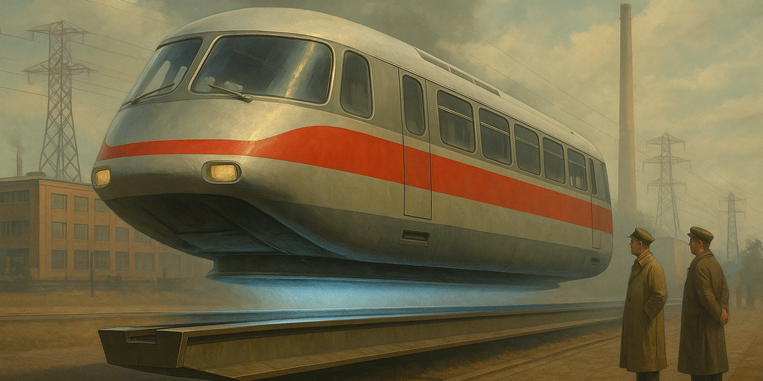 Трамвай, который парил: как СССР строил транспорт из будущего, пока весь мир ездил на колёсах