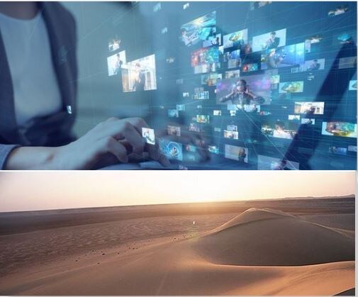 Пустыня и социальные сети