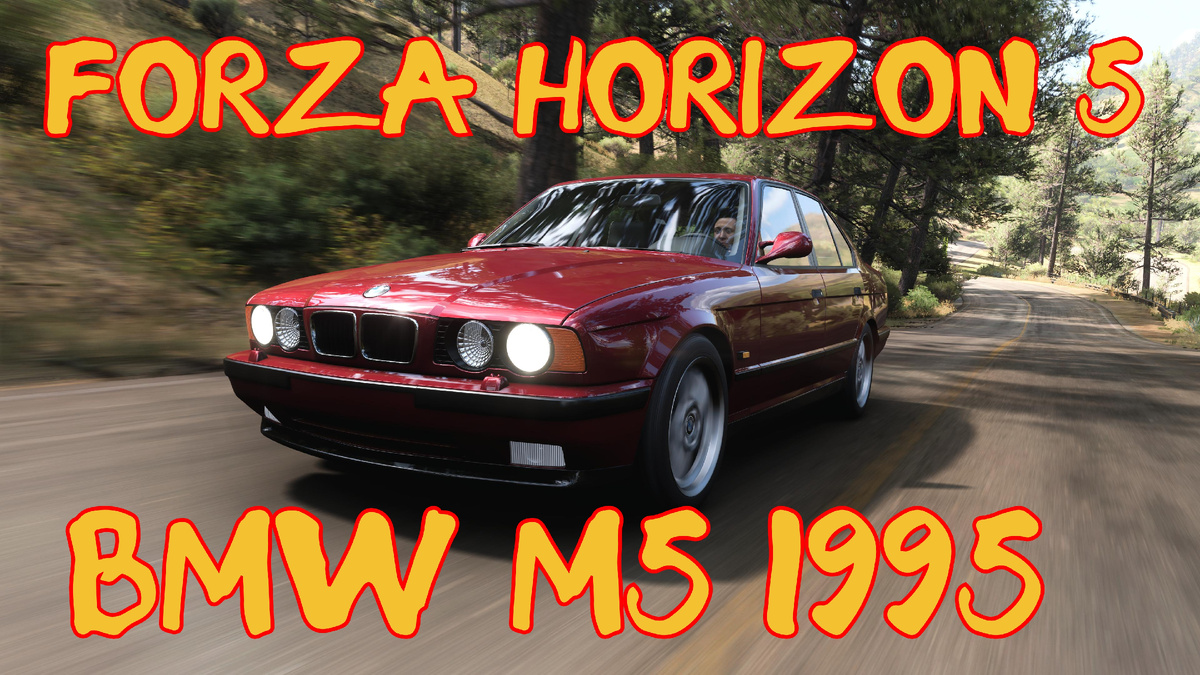 # BMW M5 1995 — немецкий шедевр автомобилестроения в мире Forza Horizon 5 🌍⚡️