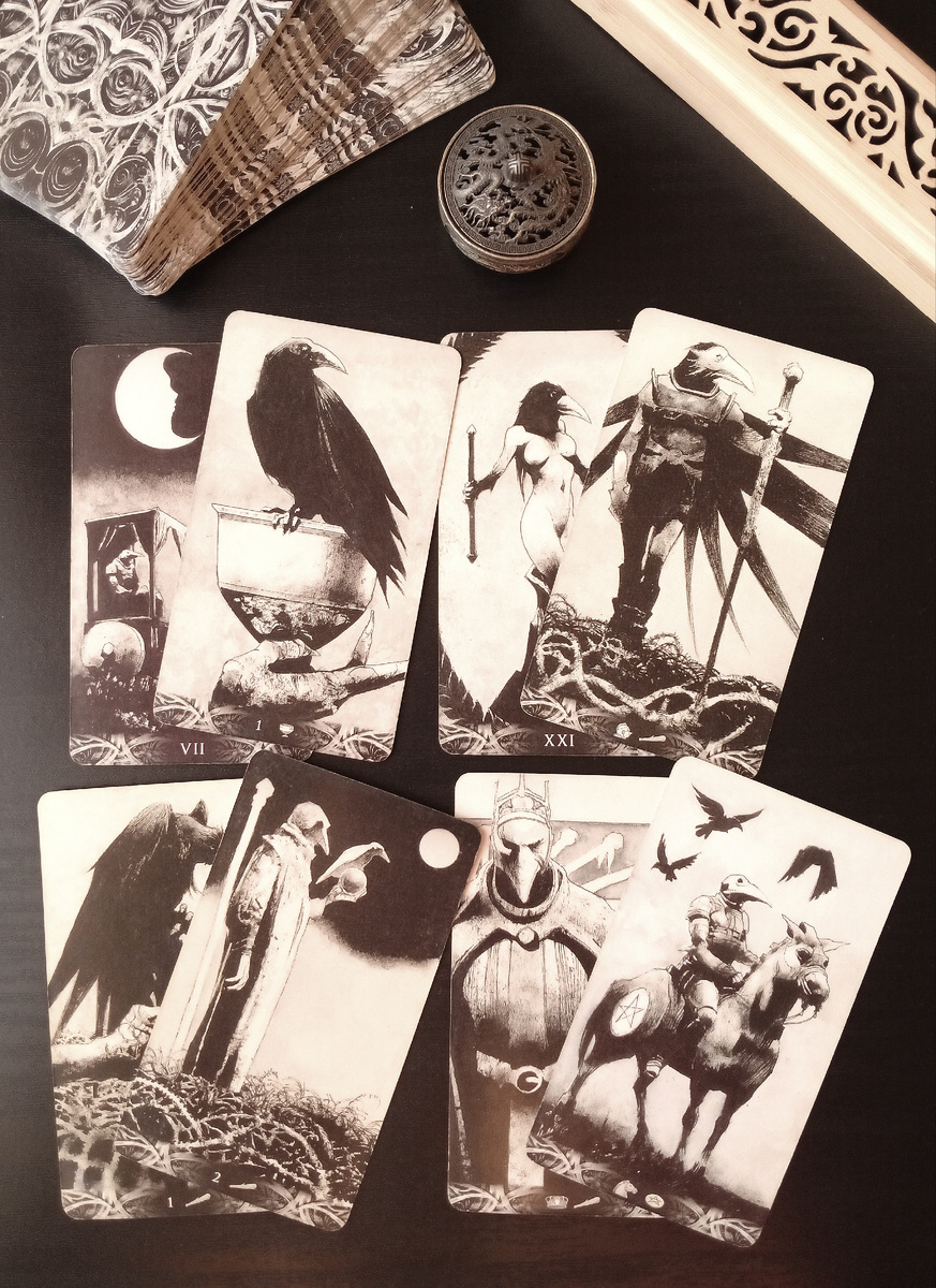 Ответ смотрим на колоде "Ворон смерти"