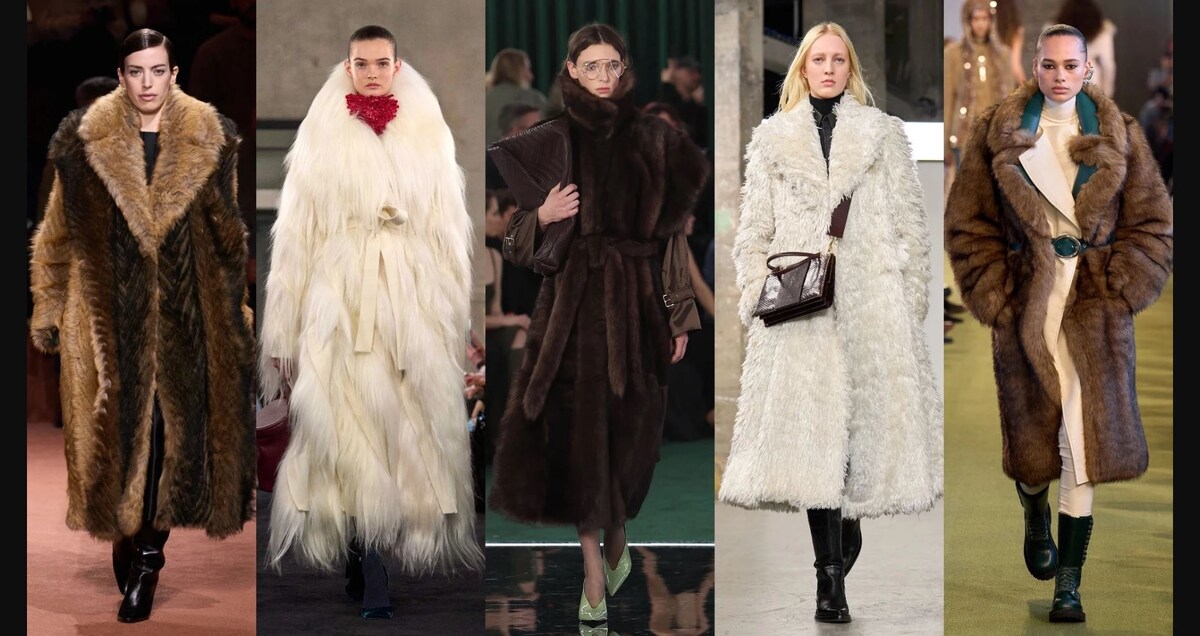 Самые модные шубы из искусственного меха