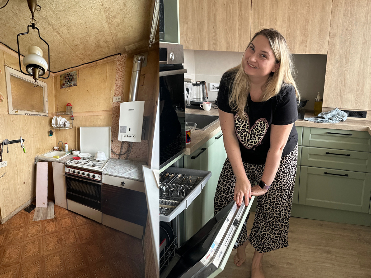 Моя кухня до/после