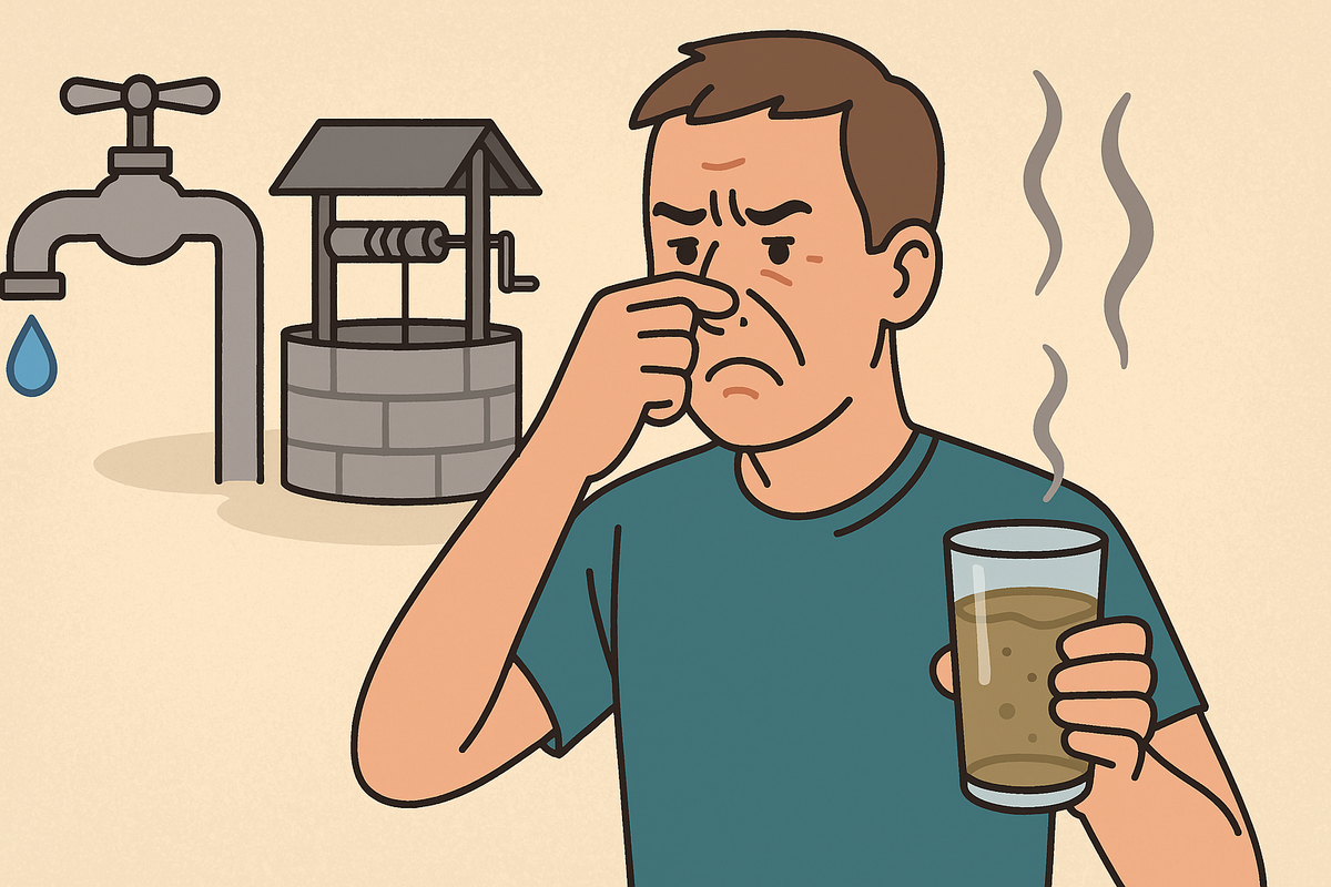    Если вода плохо пахнет, ей требуется очистка