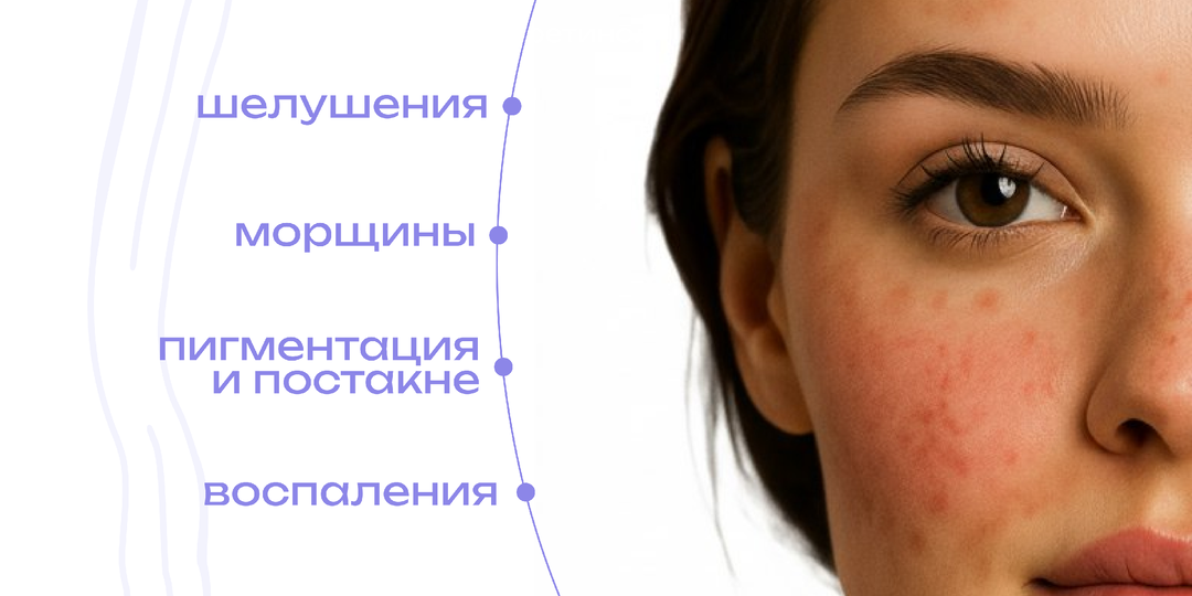 Гайд по основным симптомам кожи