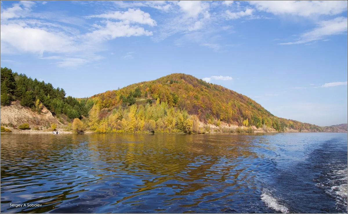 Котловская шишка - вид с Камы