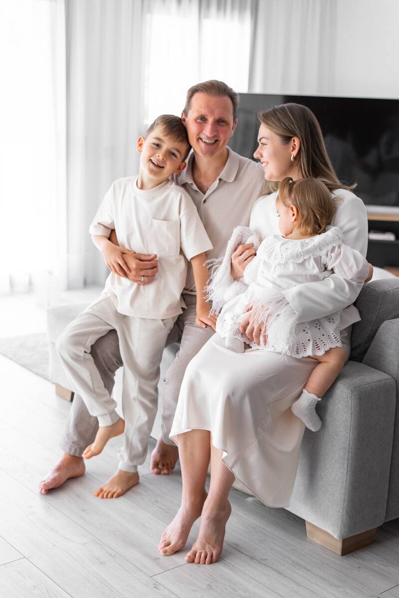 Дмитрий и Маргарита с семьей