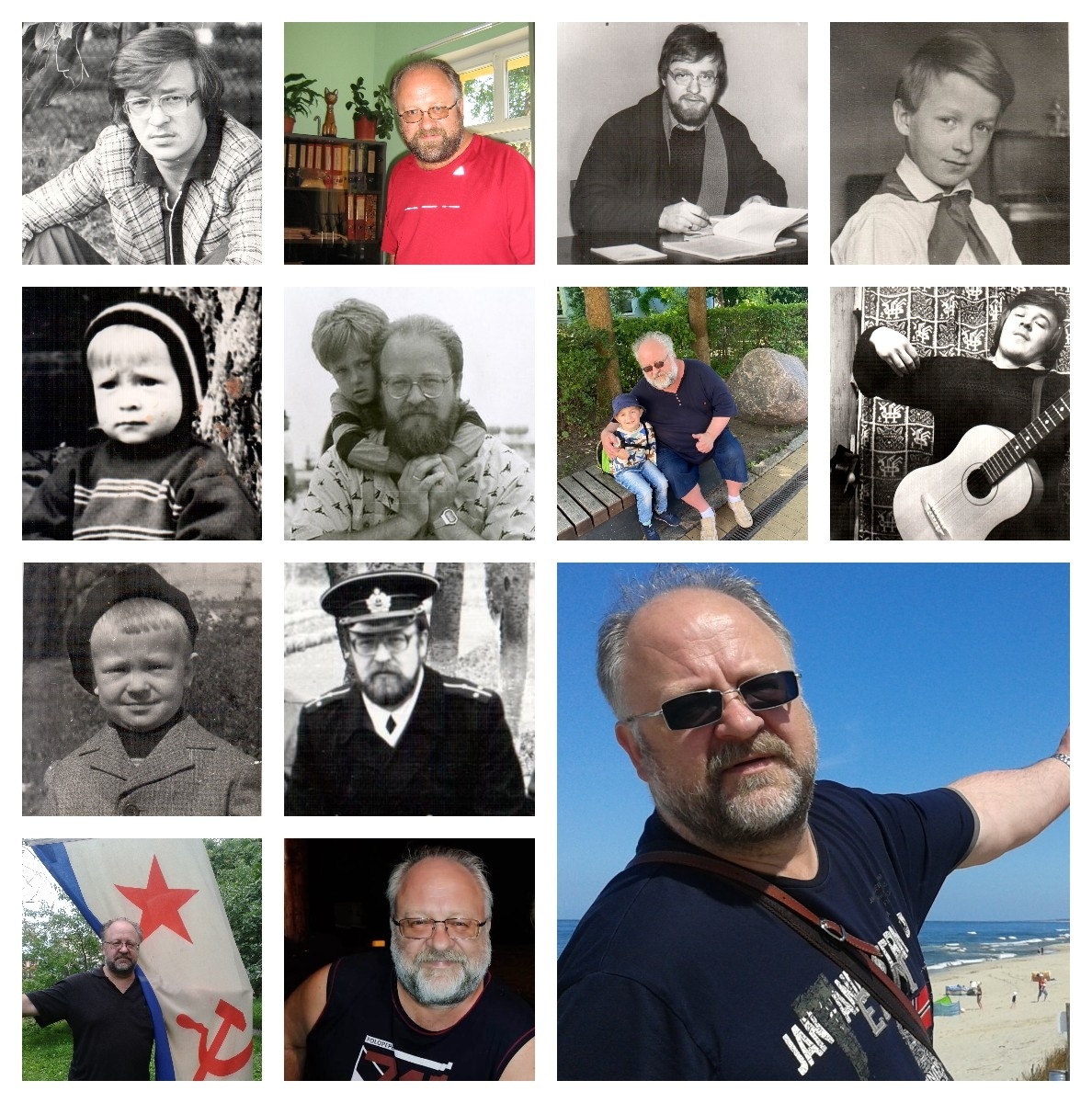 Так сам Сан Саныч описал свою жизнь. Коллаж с его страницы ВК