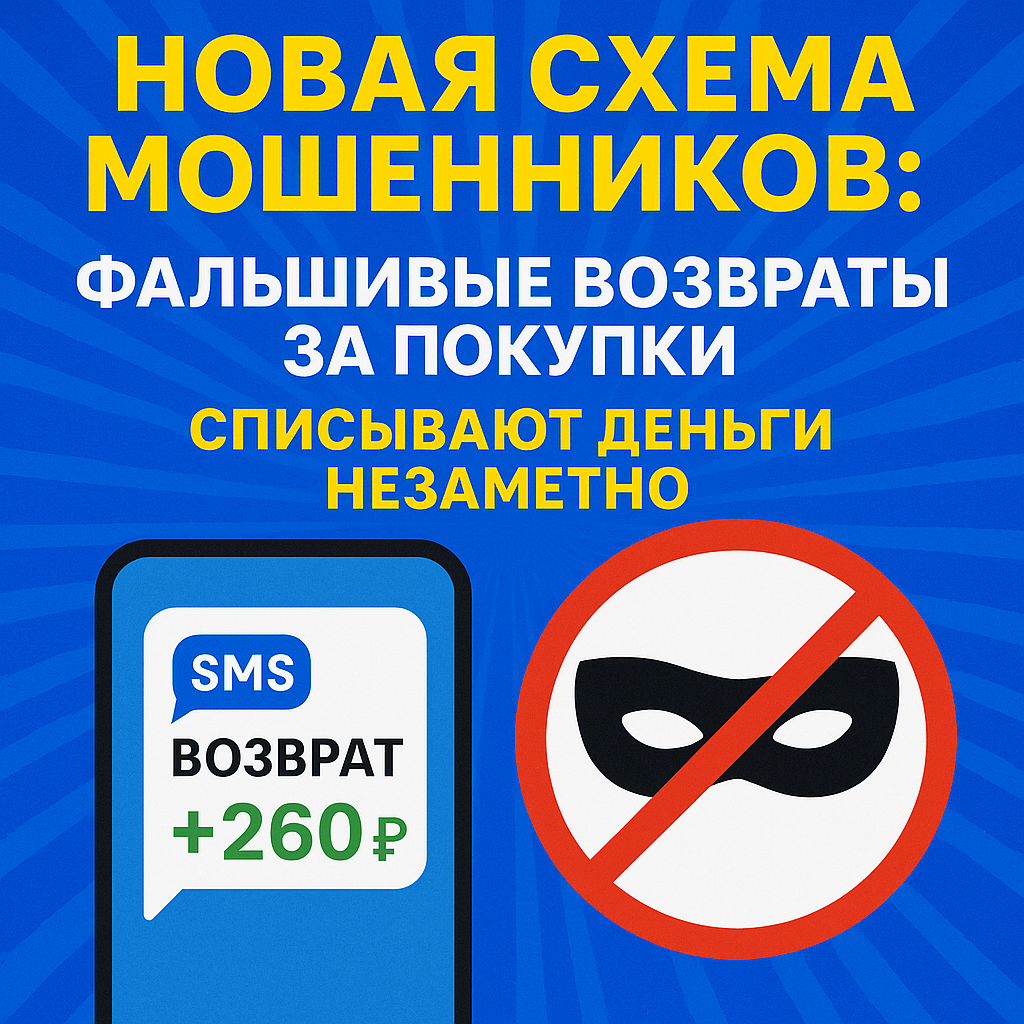 фальшивые возвраты за покупки