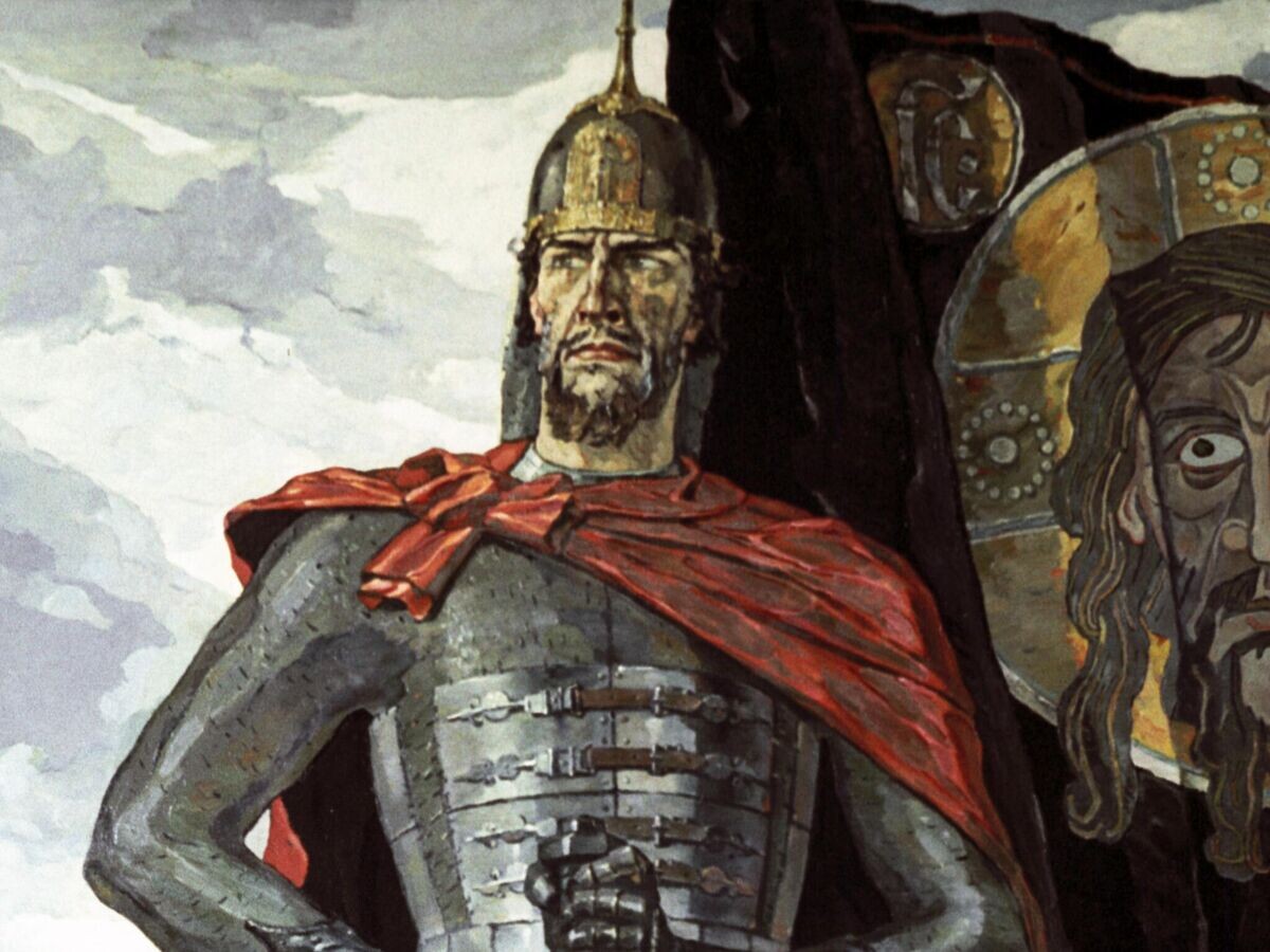    Репродукция картины "Александр Невский"© РИА Новости / О. Игнатович