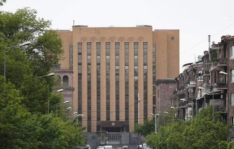    Здание посольства РФ в Армении, Ереван  Артем Геодакян/ТАСС