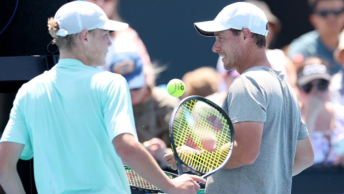    Круз и Ллейтон Хьюитт. Getty Images