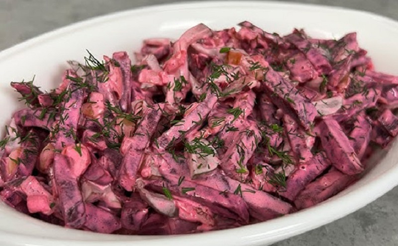 Салат по-грузински из свеклы: экспресс-вкус без майонеза