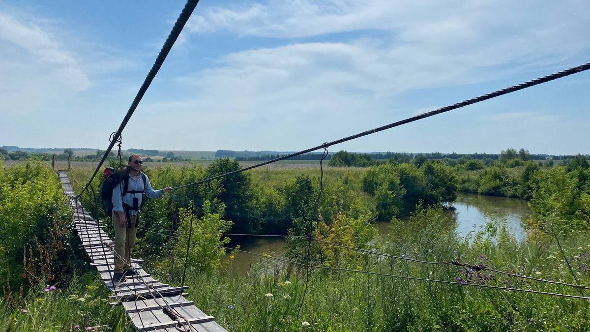 Такие подвесные мосты мы проходили неоднократно