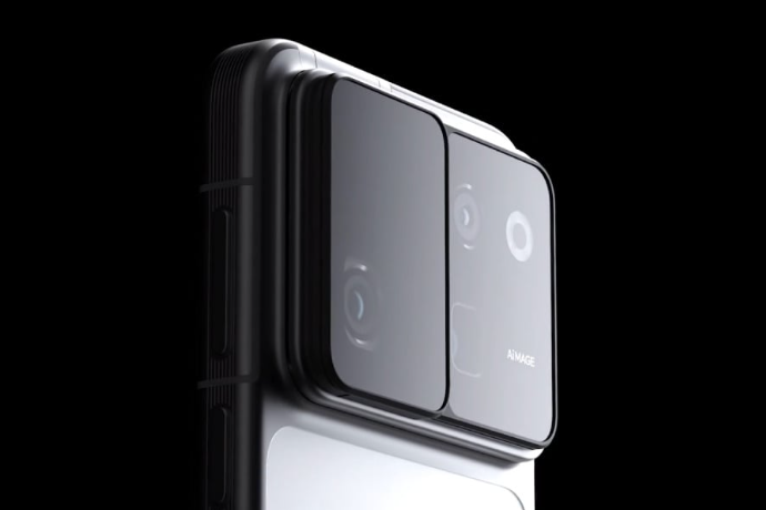 Robot Phone со спрятанной рукой