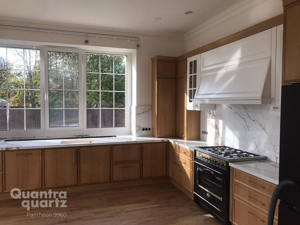 Кварцевая столешница Pantheon от Quantra Quartz