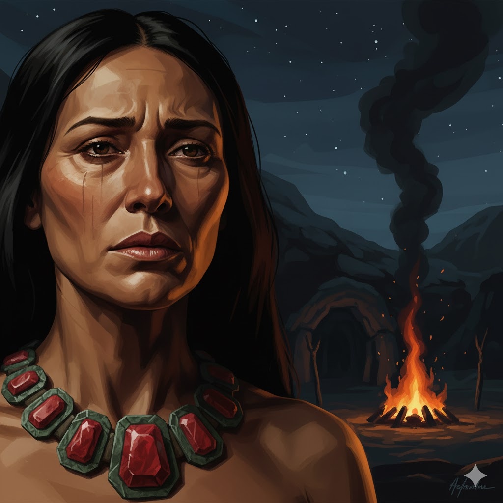 Иллюстрация "Ро-Ам-Ма: Скорбь и Власть" создана сетью Джемини