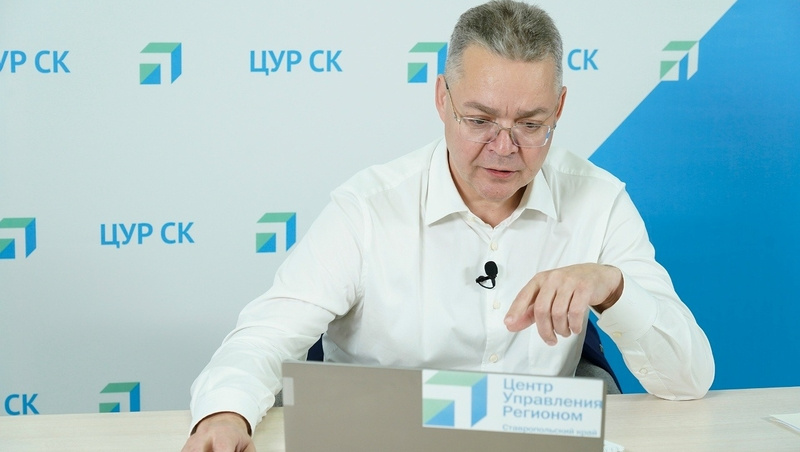    Владимир Владимиров провёл прямую линию Фото: Пресс-служба правительства Ставропольского края