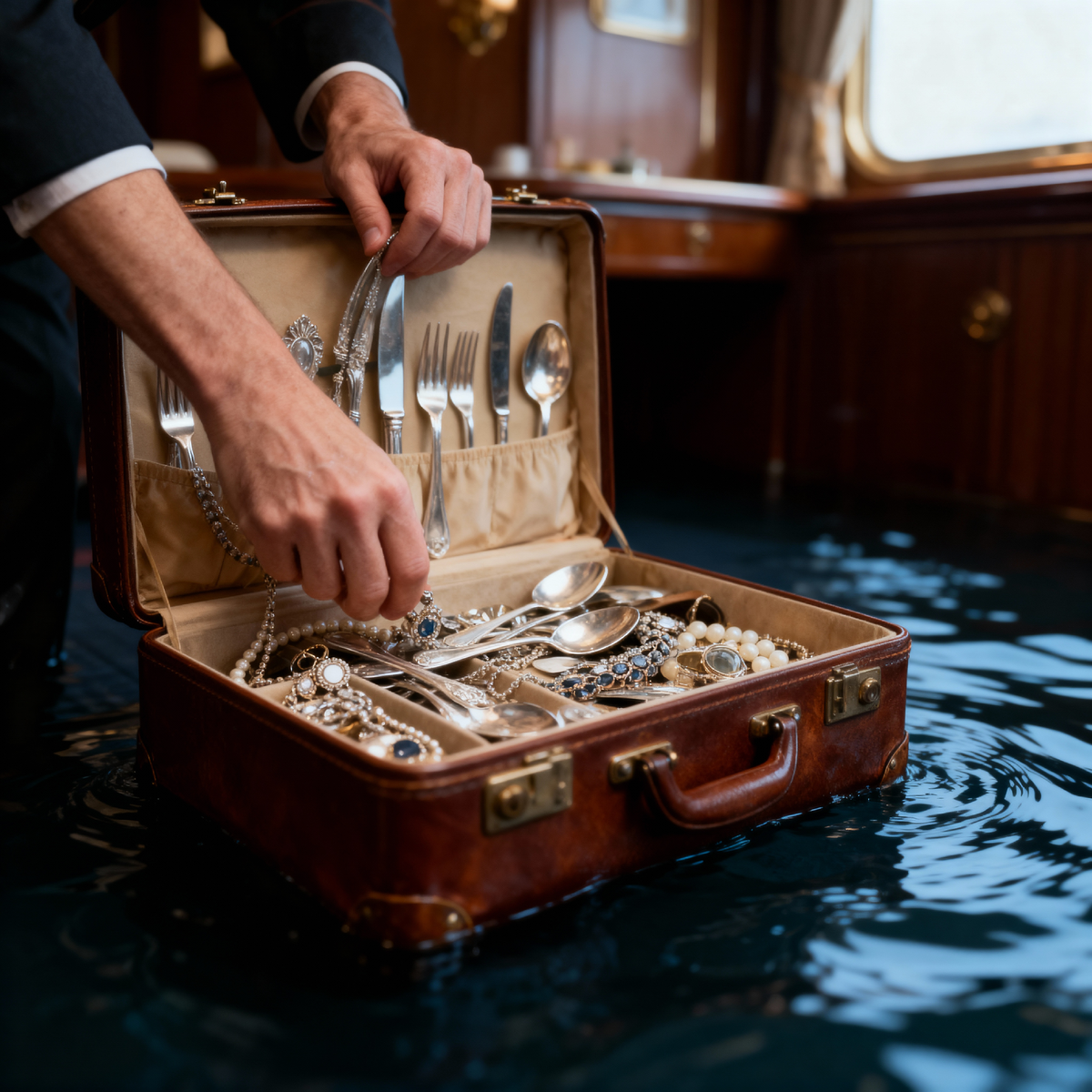 Пока корабль тонет, мы прячем столовое серебро. Иллюзия того, что "личное" можно спасти, когда рушится "общее".