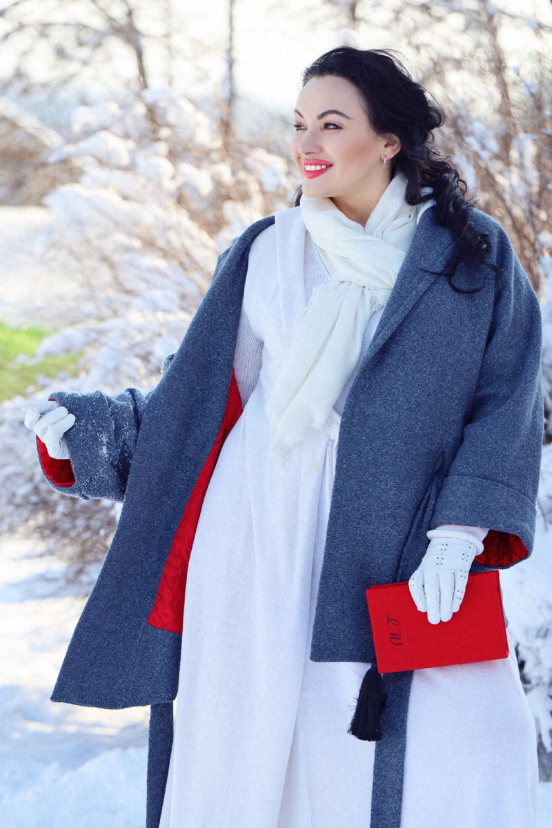 Пальто на однофонтурной вязальной машине (школа вязания и шитья Lorraine Woolheart ®2014) (ИП Берлизова Лариса.А.)