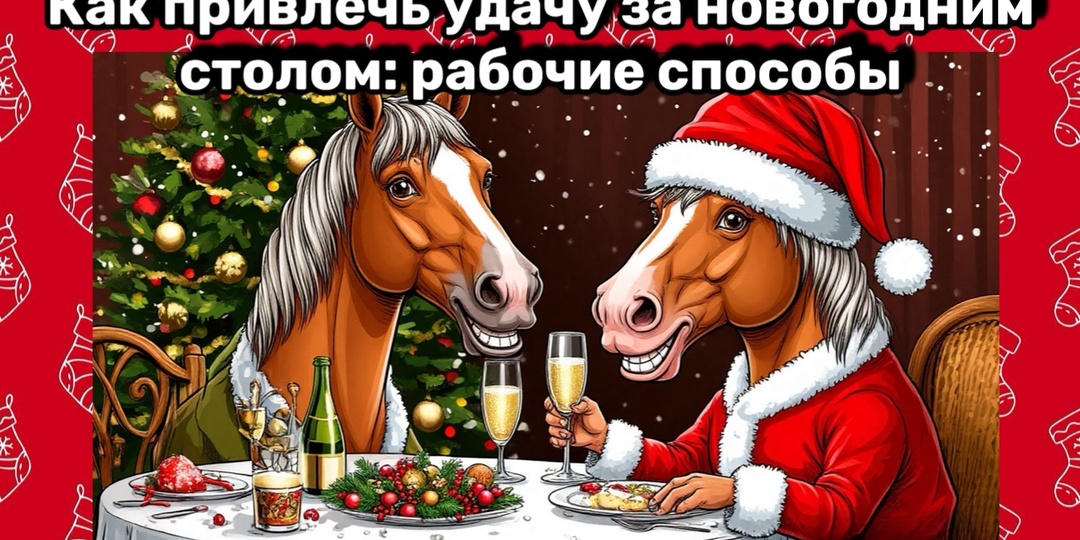 Привлекаем удачу за столом в год Красной Огненной Лошади: волшебное меню и полезные трюки для счастья на весь год