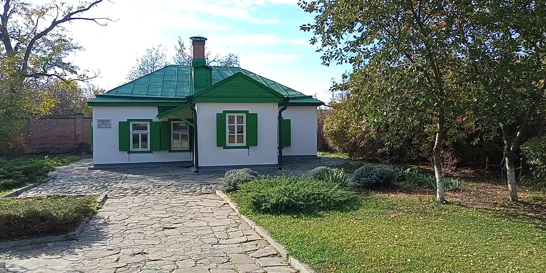 Музей "Домик Чехова" в городе Таганроге. Здесь родился будущий писатель.