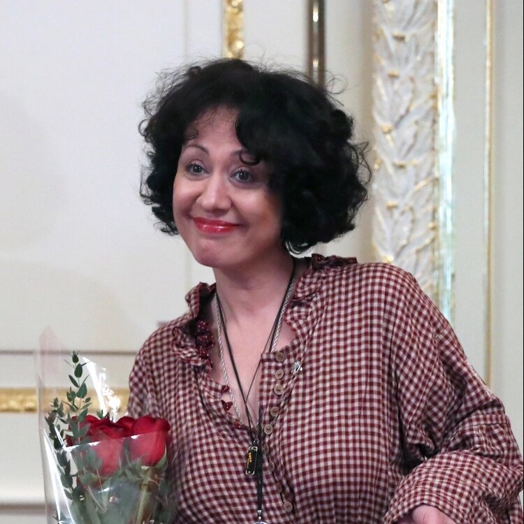 Раиса Саед-Шах во время церемонии вручения деятелям культуры и искусства государственных наград в 2017 году📷
