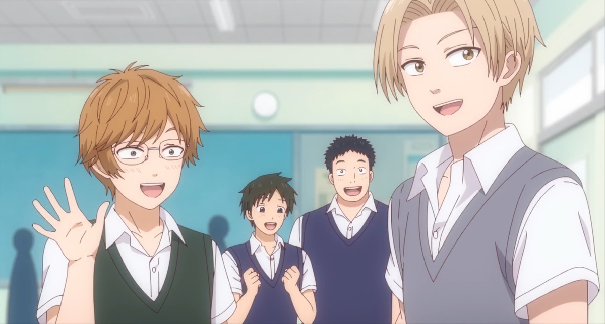 А ребята были просто без ума от счастья... -Доброе утро!... ...О конкретной любви от КавАи они даже и не помышляли. Это было нереально! Как может БОГИНЯ школы снизойти до них? Нет, такого просто не может быть. И они это знали.