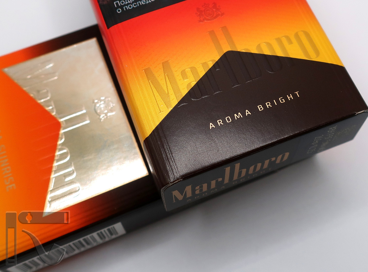 Сигареты Marlboro Aroma. Фото: © канал "Уголок Курильщика"