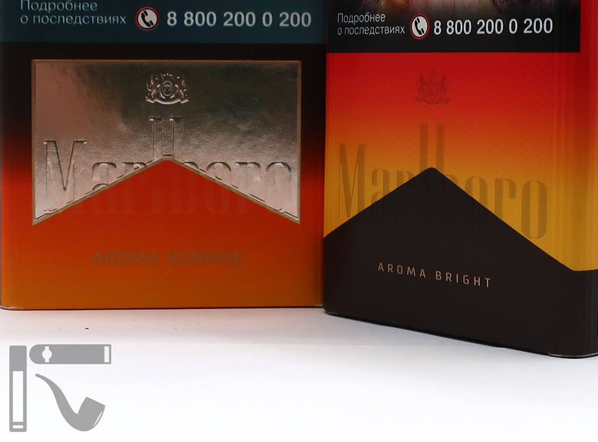 Сигареты Marlboro Aroma. Фото: © канал "Уголок Курильщика"