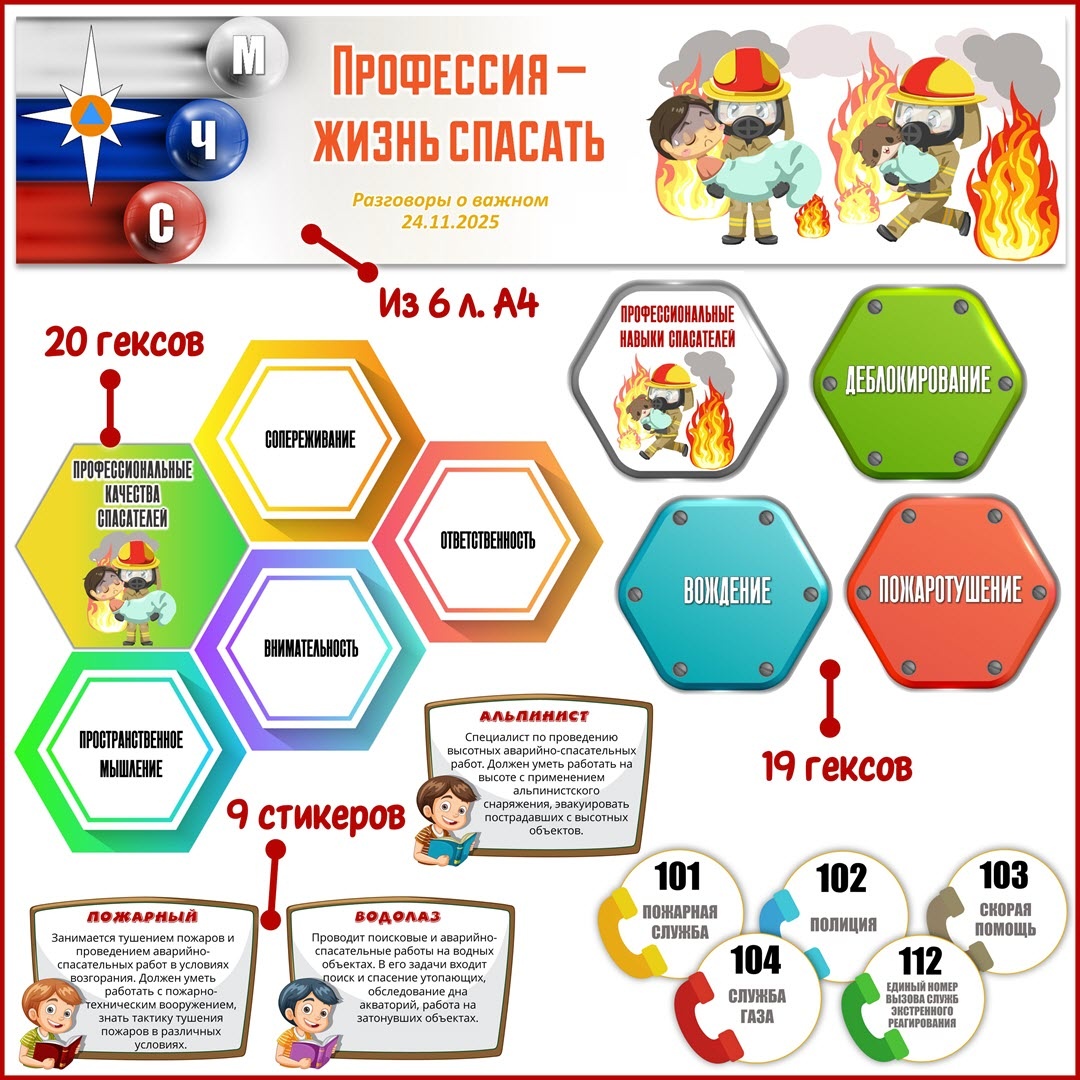 Разговоры о важном 24 ноября. Профессия — жизнь спасать