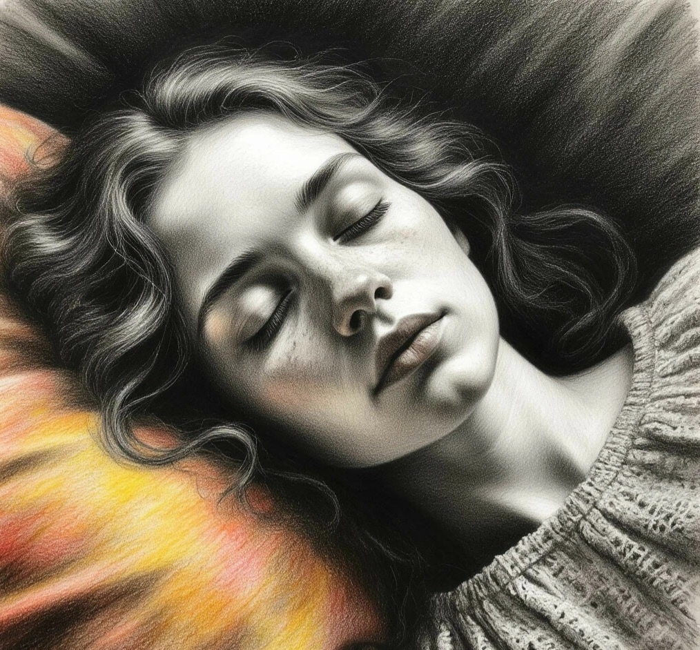 Снова спит)