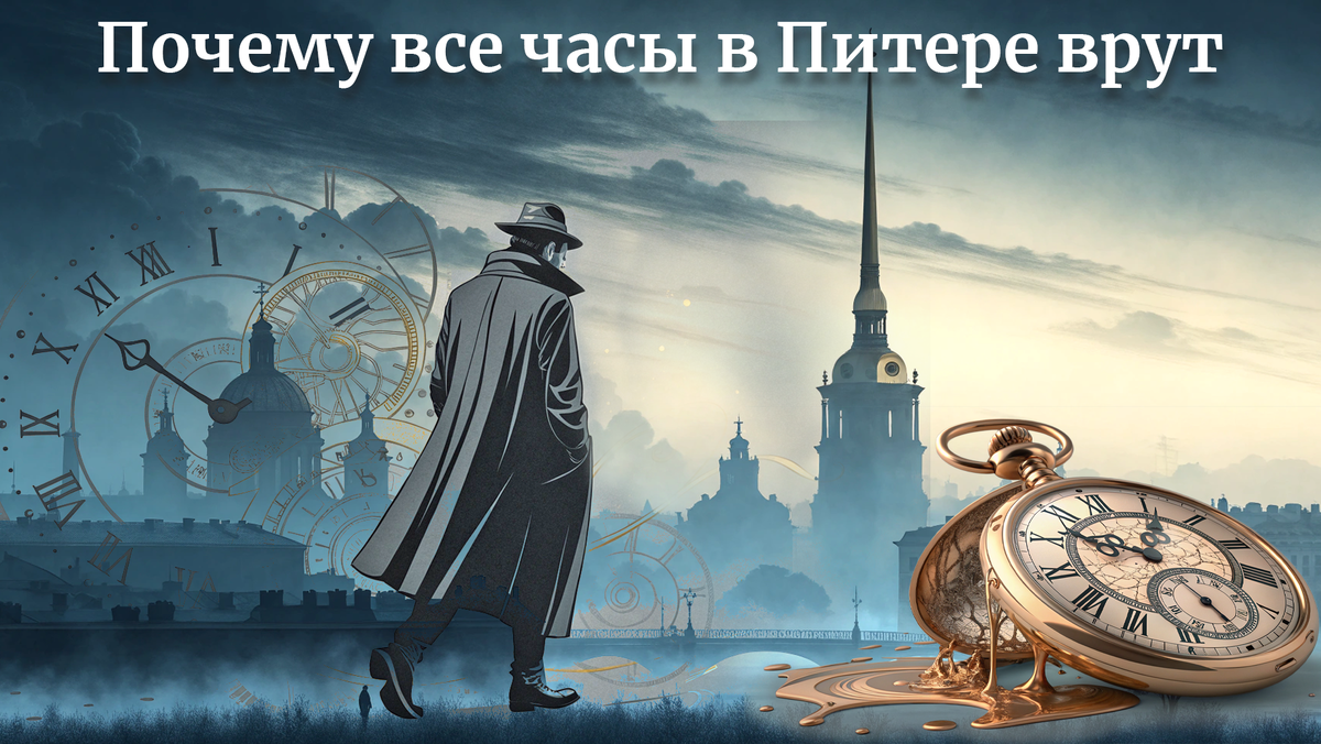 🕰️ Почему все питерские часы показывают разное время, но все одинаково опаздывают в никуда