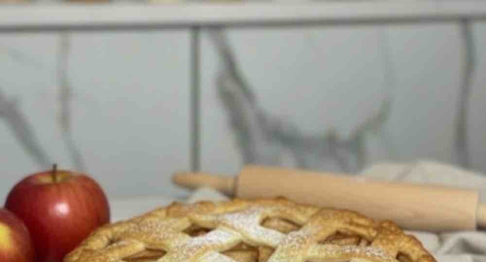 Яблочный пирог из самого вкусного теста