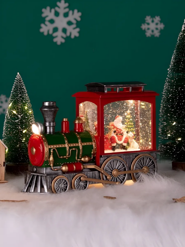 Красивые фонари Новогодние паровозики