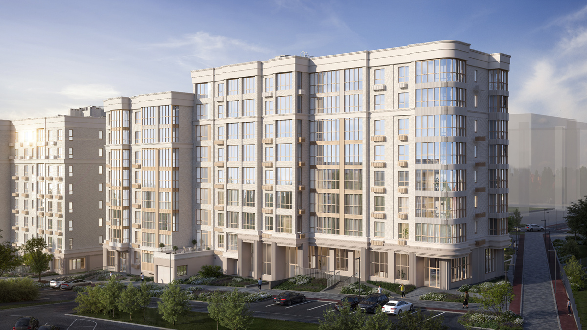 Камерные восьмиэтажные дома дарят чувство уединения и приватности, столь редкое в городских условиях