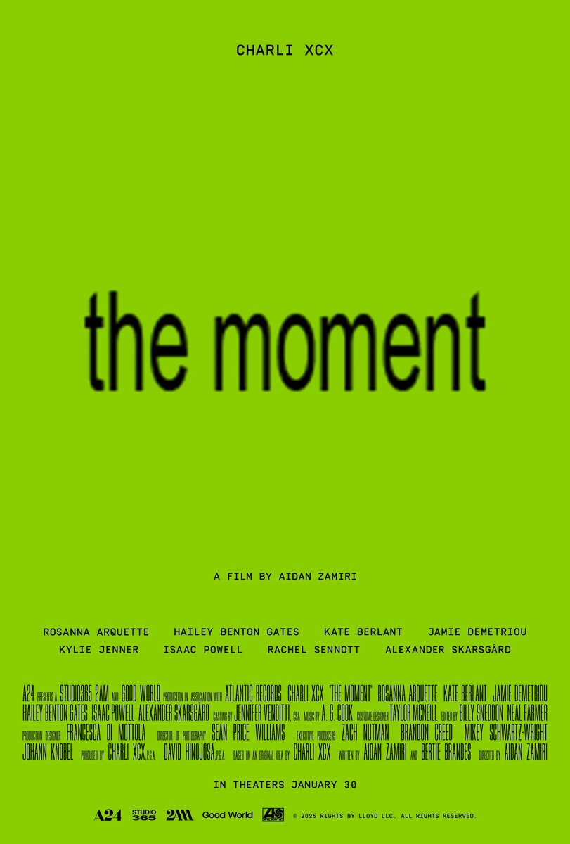 Постер фильма The MomentИсточник: студия A24